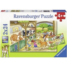 Ravensburger 091959 Deň na farme 2x24