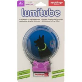 Red Dingo Obojok Lumitube S-M