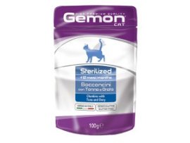 Gemon Cat HP Sterilized kapsička / tuniak a pleskáč 100g