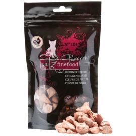 Catz Finefood Purrrrly N ° 103 - sušená kuracie srdiečka, 100% mäsa 35g