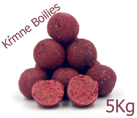 VyrobaBoilies.sk Kŕmne Boilies Jahoda 20 mm 5kg