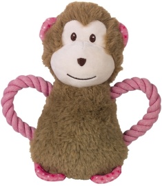 Nobby Plyšová opica pre psov 21 cm s lanom