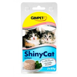 Gimpet ShinyCat Junior konzerva kuracie 16x 2x70g