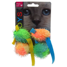 Magic Cat Hračka, myš a gule s catnipom 5 cm 4ks