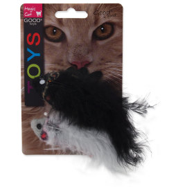 Magic Cat Rybka so vzorom a catnipom chrastiaci mix 11 cm 2ks