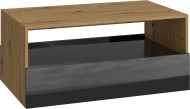 Fronti Konferenčné stolík REBEL Dub artisan + čierny lesk - cena, porovnanie