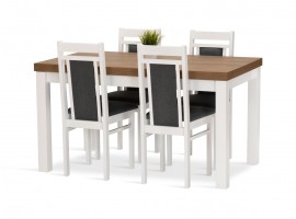 Fronti Jedálenská zostava ULA stôl + 4 stoličky
