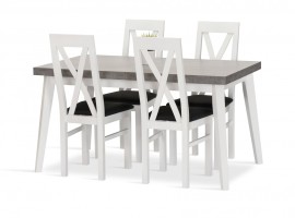 Fronti Jedálenská zostava RUT stôl + 4 stoličky