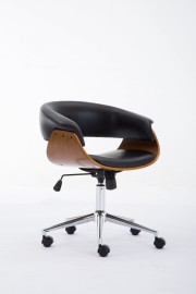 Fronti Kancelárska stolička CORAL Orech + čierna