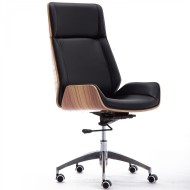 Fronti Kancelárska stolička ARON Orech + čierna - cena, porovnanie