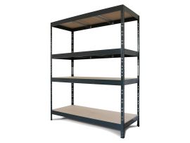 AR SHELVING Regál so 4 policami Rivet 180 x 180 x 60 cm