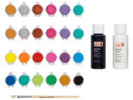 Marabu Mini akrylové farby (základné farby + metalické) - cena, porovnanie