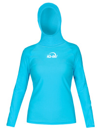 iQ Company Dámske UV lycrové tričko LS s kapucňou