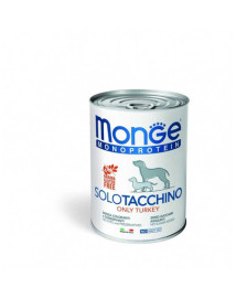 Monge Monoprotein Solo Dog morčacia konzerva 400g