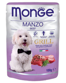 Monge GRILL Dog Kapsička hovädzie 100g