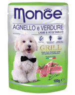 Monge GRILL Dog Vrecko jahňacie so zeleninou 100g - cena, porovnanie