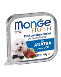 Monge FRESH - paštéta a kúsky s kačicou 100g