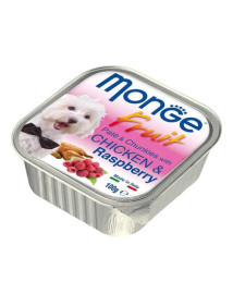 Monge Fruit Dog Paštéta Kurča a maliny 100g