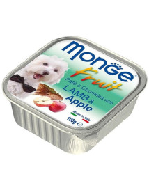 Monge Fruit Dog Paštéta Jahňacie s jablkom 100g