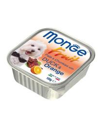 Monge Fruit Dog Paštéta Kačica a pomaranč 100g