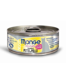 Monge DELICATE Cat konzerva kuracie prsia 80g