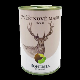 Bohemia Pet Food Zverinové mäso vo vlastnej šťave 400g