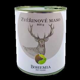 Bohemia Pet Food Zverinové mäso vo vlastnej šťave 800g