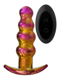 Dream Toys Glamour Glass Remote Vibe Beaded Plug