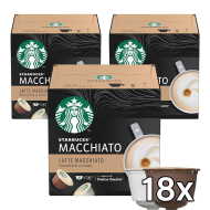 Starbucks Nescafé Dolce Gusto Latte Macchiato 3x6ks - cena, porovnanie