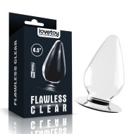 Lovetoy Flawless Clear Anal Plug 4.5" - cena, porovnanie