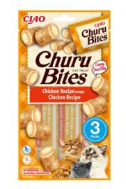 Churu Cat Bites Chicken wraps & Chicken Purée 3x10g