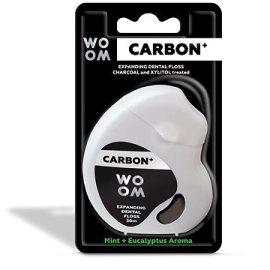 Woom Zubná niť Carbon+ čierna 30m