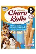 Churu Dog Rolls Chicken with Cheese wraps 8x12g - cena, porovnanie