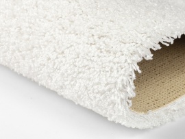 Lano Pearl Snow 890 prémiový chlpatý koberec 4m Biela