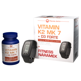Pharma Activ Vitamín K2 MK 7 + D3 Forte 125tbl