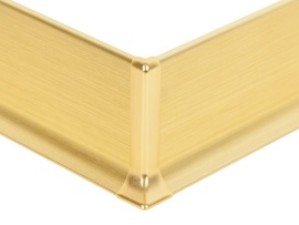 Profilpas Vonkajší roh hliník 90/6ME Zlatý brúsený
