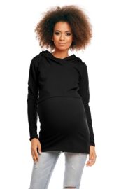 Be Maa Maa Tehotenské/dojčiace tričko s kapucňou