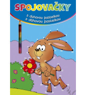 Spojovačky s dúhovou pastelkou - zajac - cena, porovnanie