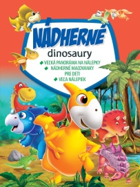 Nádherné dinosaury omaľovánka s nálepkami