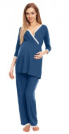 Be Maa Maa Tehotenské, dojčiace pyžamo s čipkovaným lemovaním - cena, porovnanie