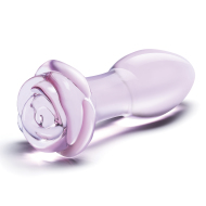 Gläs Rosebud Glass Butt Plug - cena, porovnanie