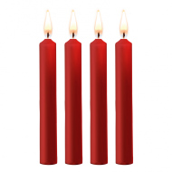 Ouch! Teasing Wax Candles Parafin 4ks Red - cena, porovnanie
