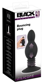 Black Velvet Silicone Bouncing Plug