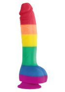 NS Novelties Colours Pride Edition 8 inch Dildo Rainbow - cena, porovnanie