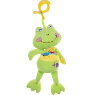 Akuku Plyšová hračka s hracím strojčekom žabka