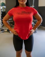 Muscle Aggressive Fitness tričko Logo - cena, porovnanie