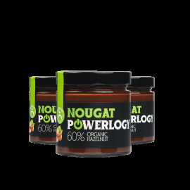 Powerlogy Organic Nougat Cream 3x330g