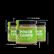 Powerlogy Organic Cashew Cream 3x330g - cena, porovnanie