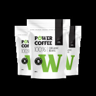Powerlogy Organic Coffee Strong 3x250g - cena, porovnanie