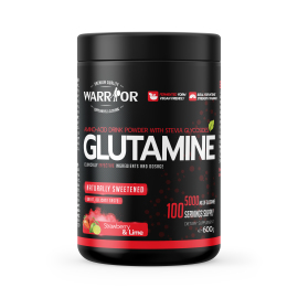 Warrior Glutamine with Stevia Strawberry and Lime 600g